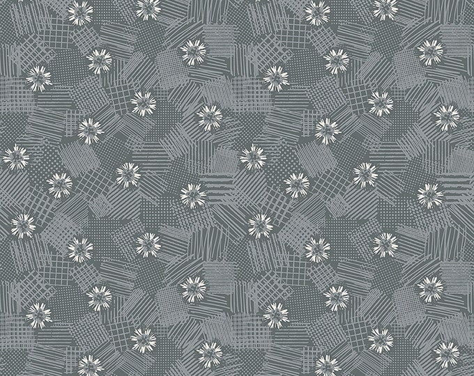 Meadow Lane Scribbled Floral Fabric // Riley Blake Designs C10123 by the HALF YARD
