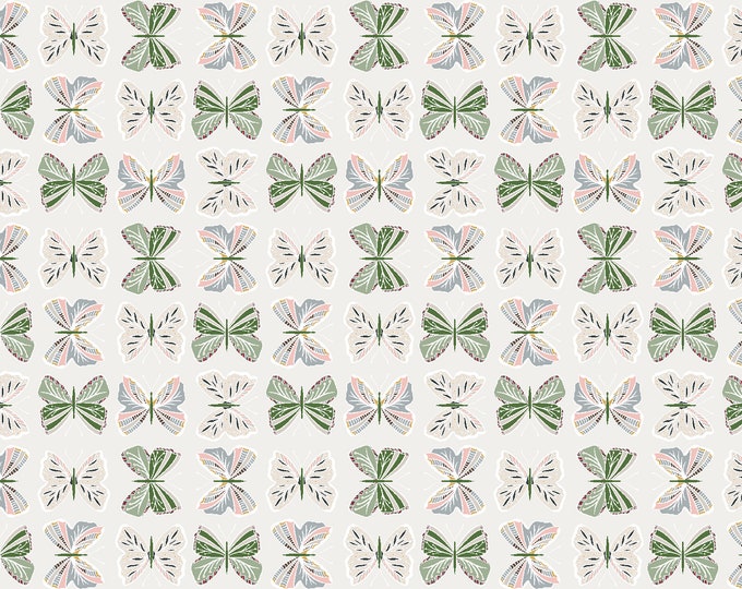 SALE I'll Watch You Fly Winged Fabric // Cotton & Steel LM101-SP3 by the Yard