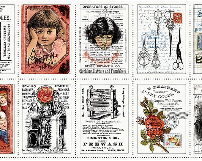 Sew Journal Needlebook Patch 23" Panel Fabric // Riley Blake Designs PD13881-PANEL