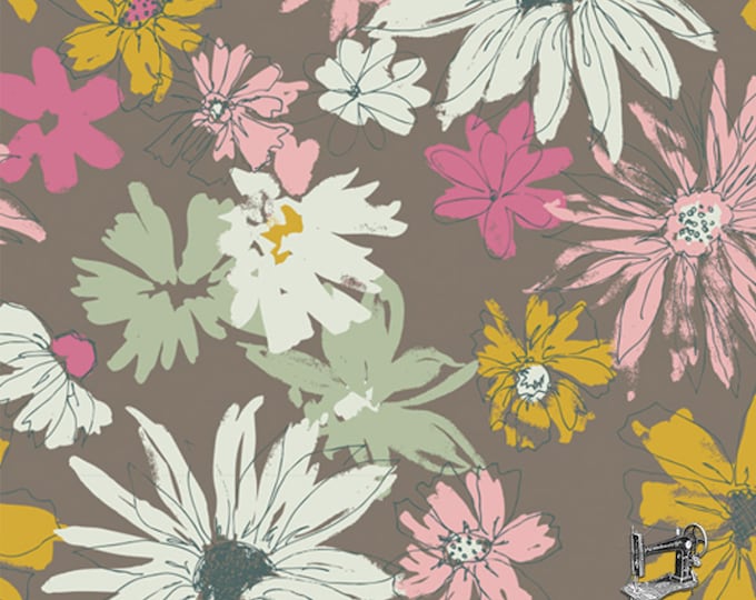 AGF Sketchbook Ink Outburst Fabric // Sharon Holland // Art Gallery SBK-37200 by the Half Yard