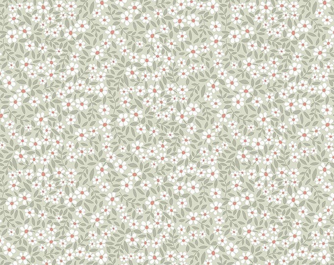 Periwinkles Floral Fabric // Dear Stella-D2760 Meadow by the Half Yard