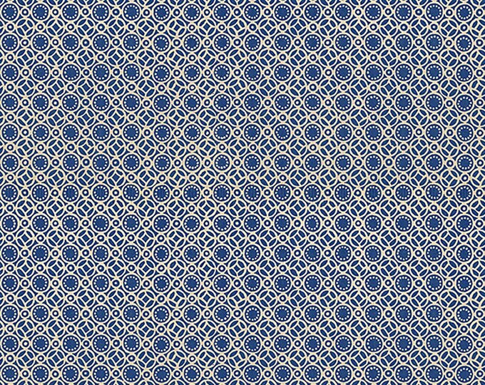 Tim Holtz Indigo Palette Tiny Print Fabric // FreeSpirit PWTH298.INDIGO by the Half Yard