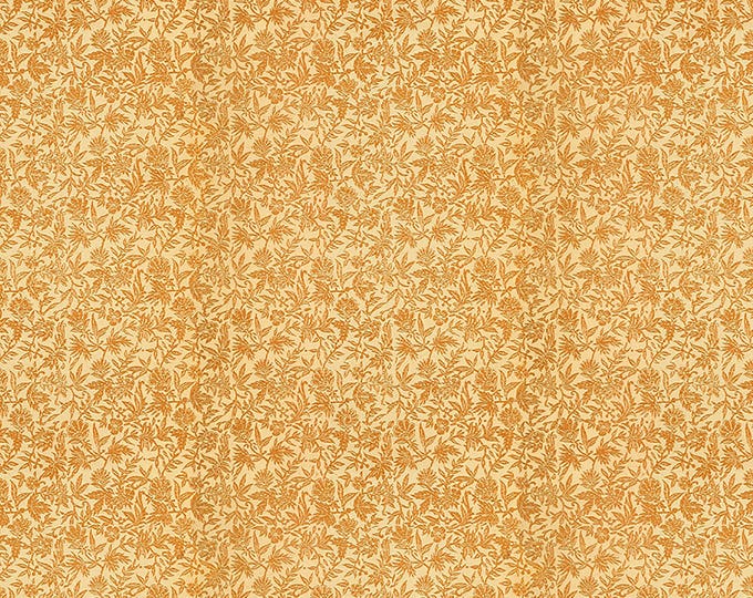 Tim Holtz Orange Palette Tiny Print Fabric // FreeSpirit PWTH238.ORANGE by the Half Yard