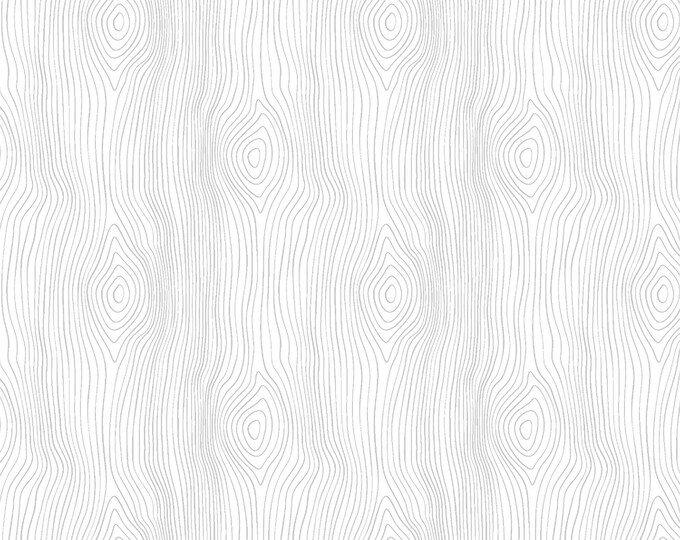 Playhouse Pals Designer Woodsy Cloud Fabric // Benartex 13212-13 Grey by the Half Yard