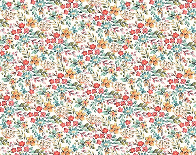 Farm Meadow Tiny Floral Fabric // Windham 52797-1 by the Half Yard