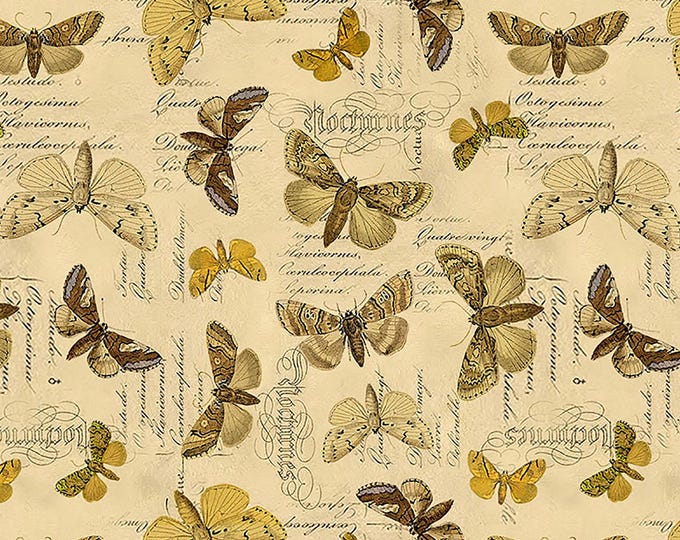 Tim Holtz Yellow Palette Specimen Fabric // FreeSpirit PWTH244.YELLOW by the Half Yard