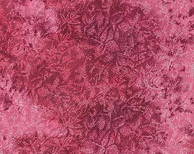 Fairy Frost Pearlized Metallic Garnet Fabric // Michael Miller CM0376-GARN-D by the Half Yard