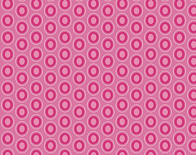 AGF Oval Elements Passionate Fuchsia Fabric // Art Gallery OE-935 by the Half Yard