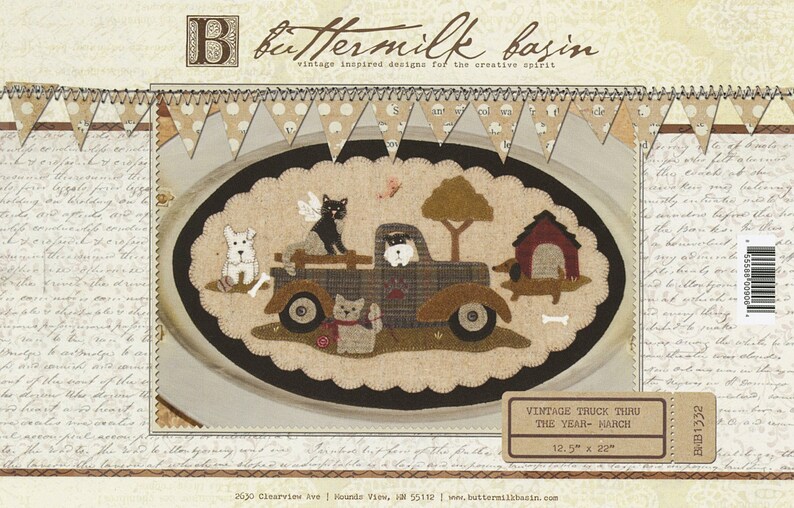 Buttermilk Basin Vintage Truck Patterns Thru the Year BMB 1327 Etsy