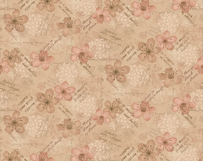 Froth & Bubble Mixed Media Fabric // Henry Glass 2925-22 by the HALF YARD