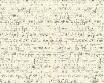 Tim Holtz Foundations Symphony Fabric // FreeSpirit PWTH022.NEUTR by the Half Yard