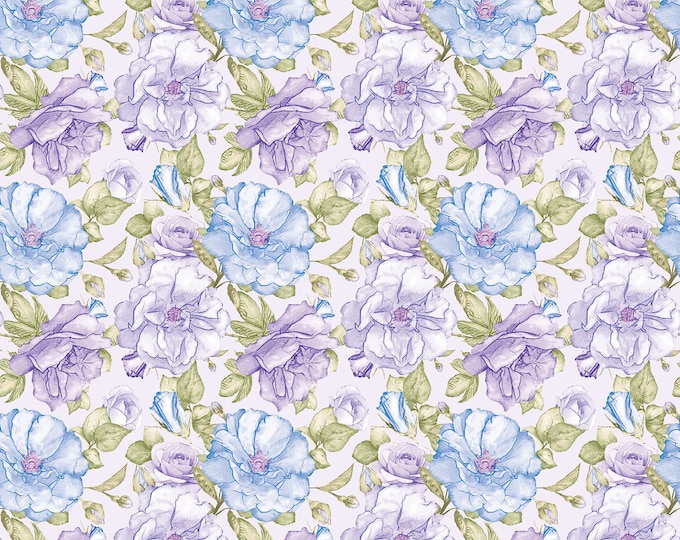 Judy's Bloom Blossom Fabric // Benartex 13551-50 by the Half Yard