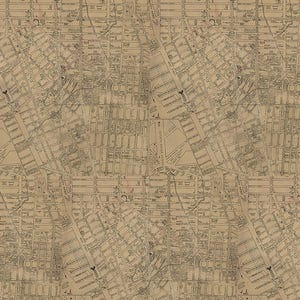 Tim Holtz NEUTRAL Palette Map Fabric // FreeSpirit PWTH253.NEUTRAL by the Half Yard