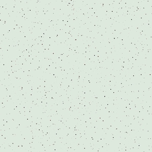 May include: A light green background speckled with small, irregularly shaped dark brown and black dots. The dots are scattered across the surface, creating a textured, speckled pattern. The overall effect is subtle and organic.