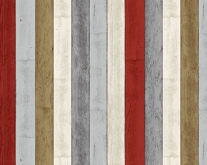Thistle Hill Barnwood Fabric // Windham 52132-X Multi by the HALF YARD
