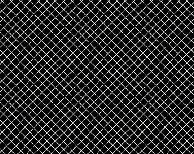 Orianna Cross Hatch Fabric // Red Rooster 26665 BLA1 by the Half Yard