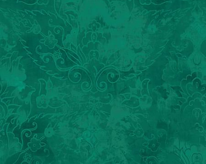Marcus Fantasy Blender Fabric R4704-DKGREEN by the Half Yard