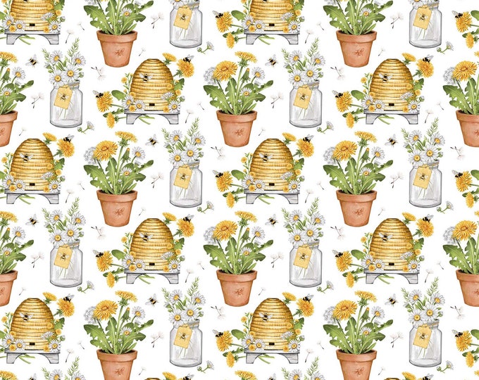 Beecroft Feature Fabric // Northcott Studio 26670-10 by the HALF YARD