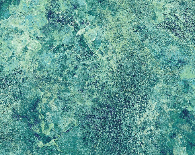 Stonehenge Haiku Lagoon Blender Fabric // Northcott Studio 22931-76 by the HALF YARD