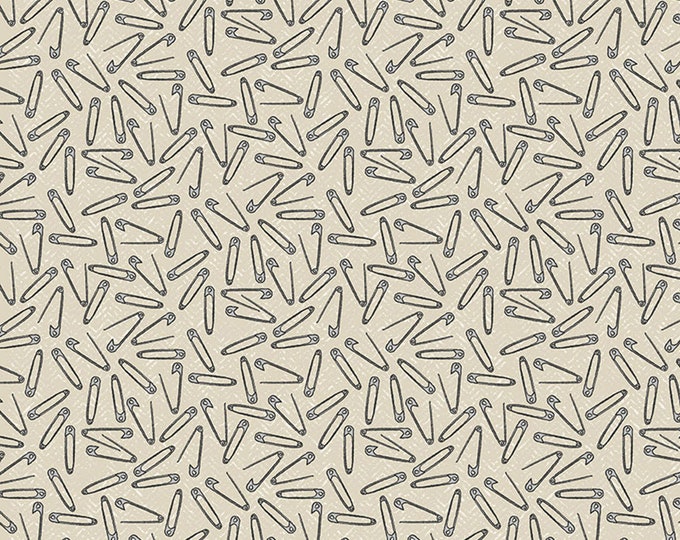 Material Girls Safety Pins Fabric // Northcott 23223 12 by the HALF YARD