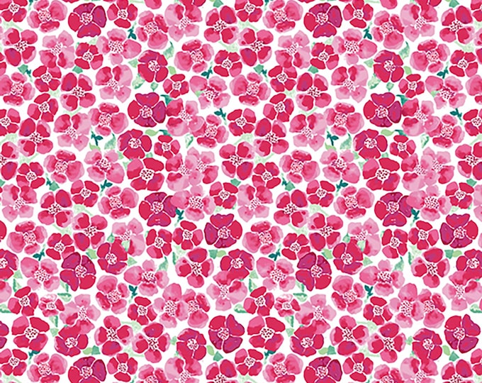 AGF Floralish Blooms Field Fresh Knit Fabric // Art Gallery K-17410 by the Half Yard