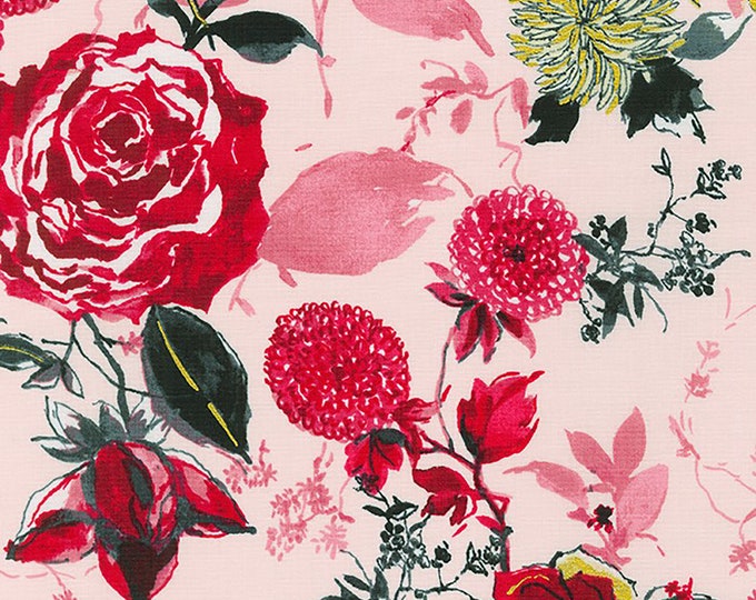 Rosette Blossom Fabric // Robert Kaufman SRKM-21281-106 by the Half Yard