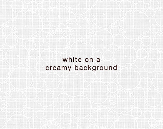 Carolyn Friedlander Collections CF Fabric // Robert Kaufman AFR-19930-1 White by the Half Yard