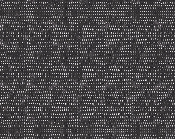 Charcoal Seeds Fabric // Cori Dantini // FreeSpirit PWCD012.XCHARCOAL by the Half Yard