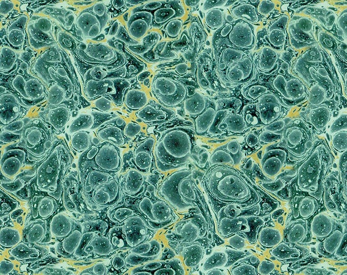 Tim Holtz Teal Palette Marble Fabric // FreeSpirit PWTH279.TEAL by the Half Yard