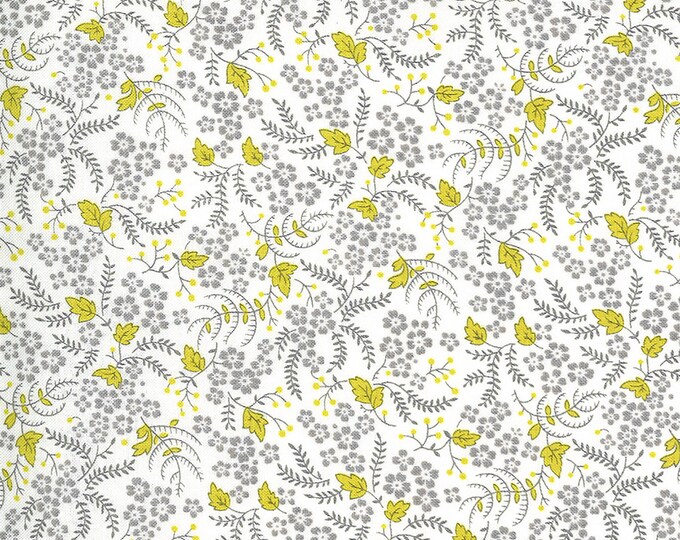 Flowers For Freya Willow Fabric Morning Cloud Foggy // Moda 23336 21 by the Half Yard