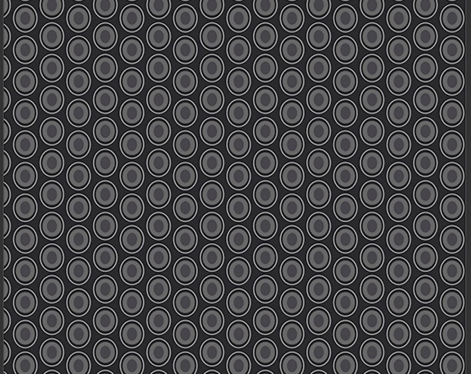 AGF Oval Elements Licorice Fabric // Art Gallery OE-930 by the Half Yard