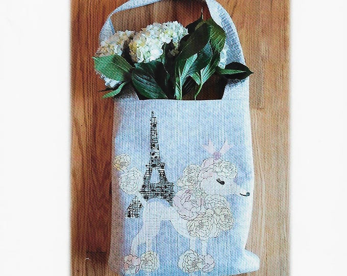 Poodles in Paris Collage Quilt Pattern by Laura Heine for Fiberworks FBWPOODLESINPARIS