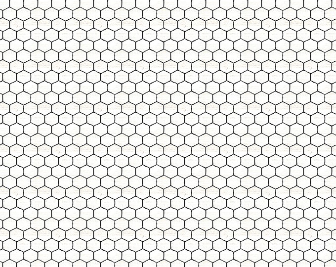 REMNANT 11" Bee's Life Honeycomb Parchment Fabric // Riley Blake Designs C10104