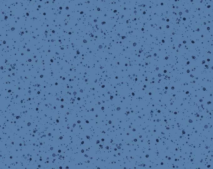 Sketchboard Blue Splatters Fabric // Marcus R210195-BLUE by the Half Yard