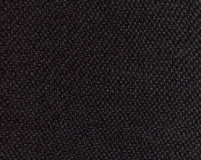 AGF Pure Elements Solid Fabric // Art Gallery PE 413 Caviar by the HALF Yard