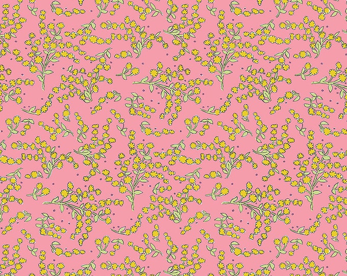 Laura Heine Color Fusion Alyssum Fabric for FreeSpirit PWLH019.CORAL by the Half Yard