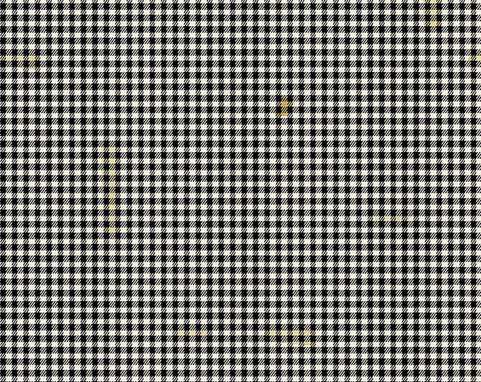 Tim Holtz Holidays Past Taped Gingham Fabric // FreeSpirit PWTH208.BLACK by the Half Yard
