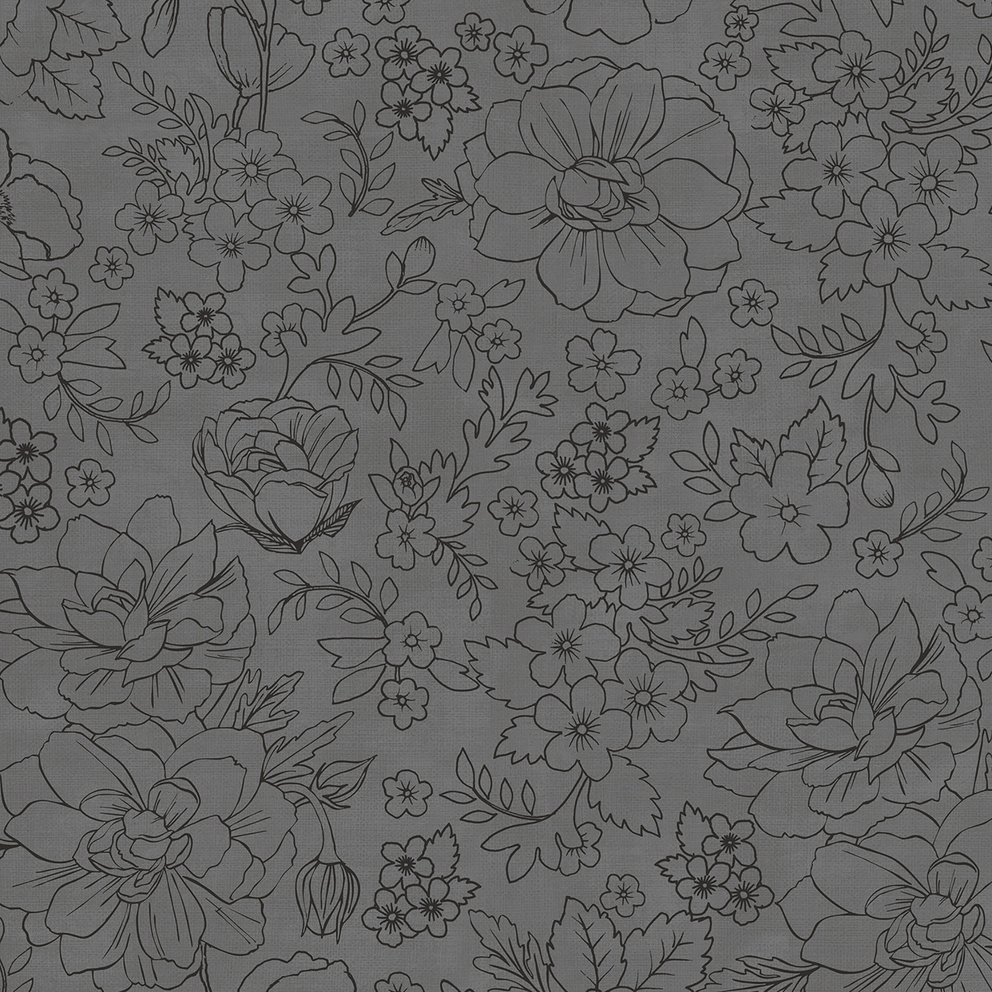 Lilac & Sage Toile Fabric // RJR Studios PS104-GR8 by the Half Yard