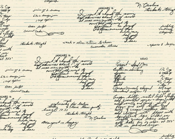 AGF Her & History Margarets Letters Fabric by Bonnie Christine for Art Gallery by the Half Yard HEH-42783