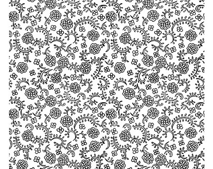 Cassandra Swirl Fabric // Skipping Stones // Clothworks Y2619-1 by the Half Yard