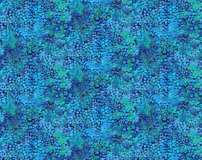 Luminosity River Rock Fabric Metallic // Northcott 24048M-48 by the HALF YARD