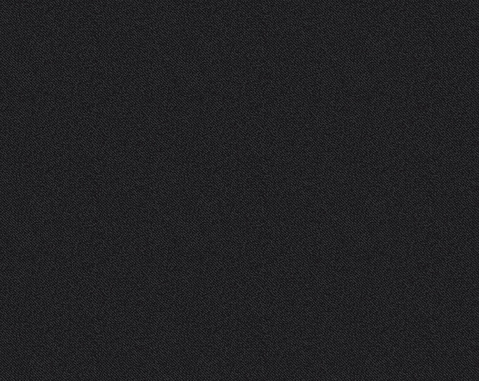 Blue Jean Texture Fabric // Riley Blake Designs C12726-Black by the HALF YARD