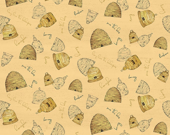 Bee's Life Beehives Honey Bee Fabric // Riley Blake Designs C10101 by the HALF YARD