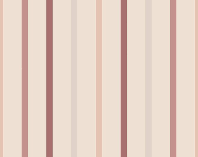 Hunny Bunny Stripe Fabric // Clothworks Y3721-54 by the HALF Yard
