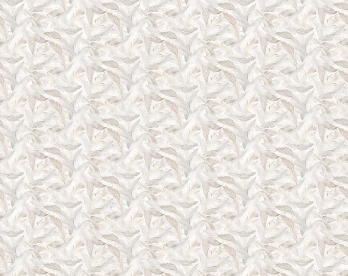 On Freedom's Wings Tonal Feather Fabric // Northcott 23214-10 by the Half Yard