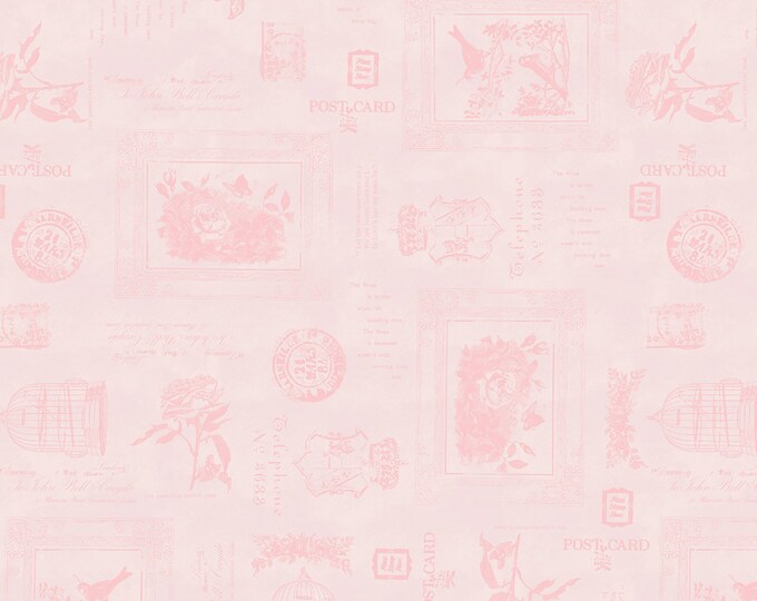 Wish You Were Here Secret Message Fabric // Windham 53365-4 by the Half Yard