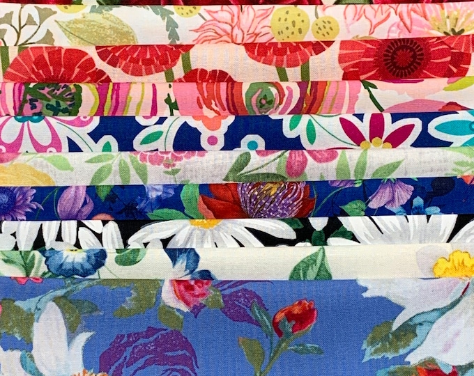 Starter Kit // Collage Kit Floral Cuts // Riley Blake // Northcott // Timeless Treasures // Michael Miller // Art Gallery // FreeSpirit CCC