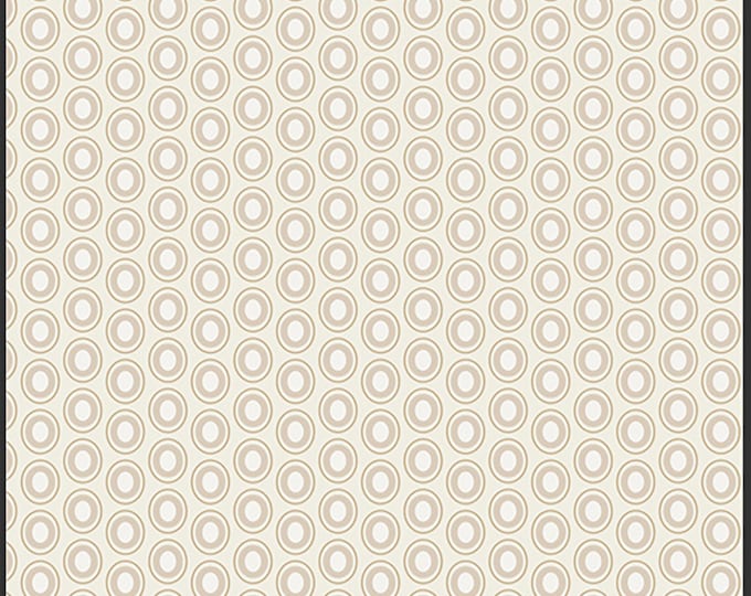 AGF Oval Elements French Vanilla Fabric // Art Gallery OE-931 by the Half Yard