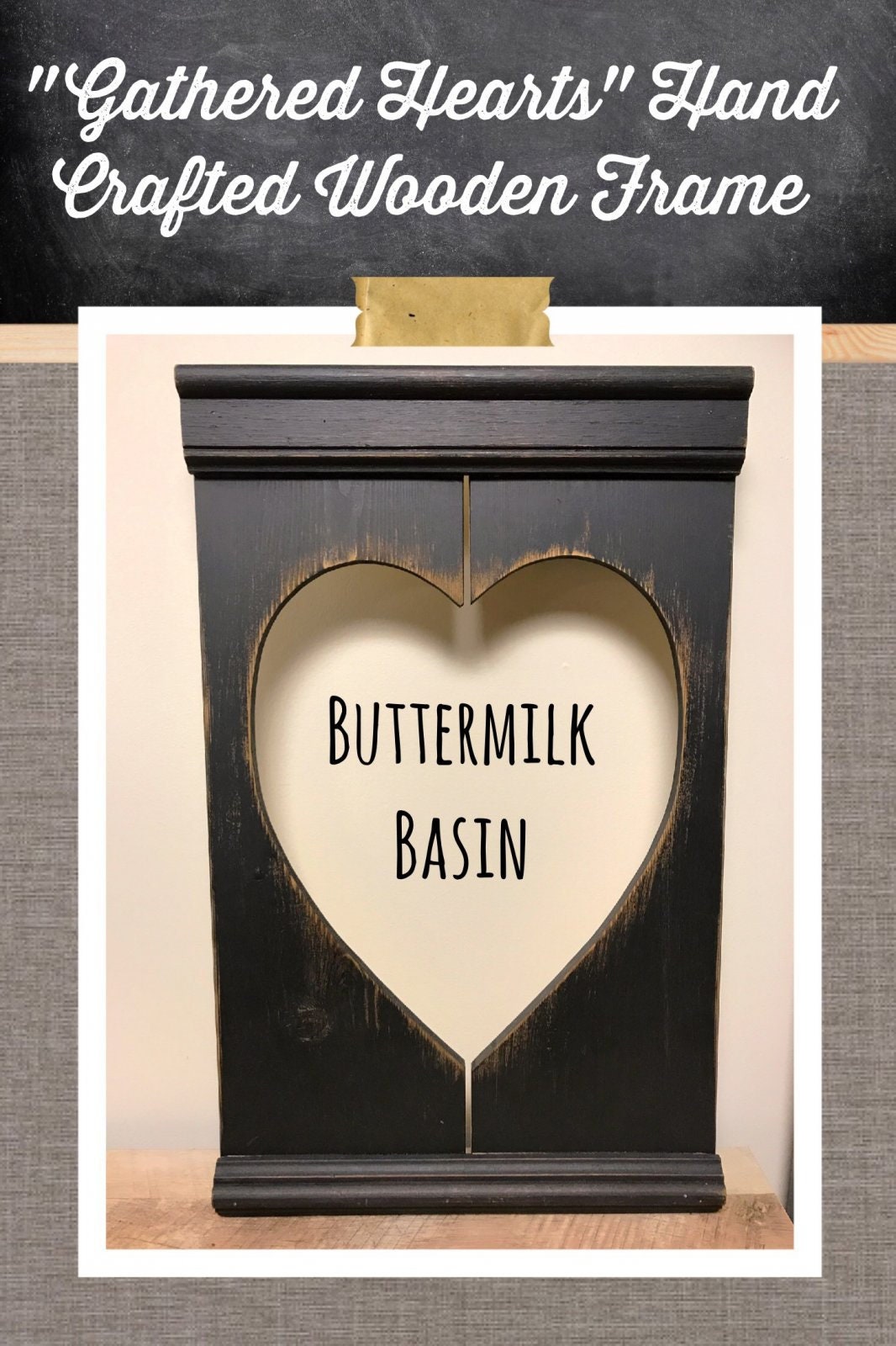 Buttermilk Basin Gathered Hearts Pattern/kit & Heart Frame Etsy Australia