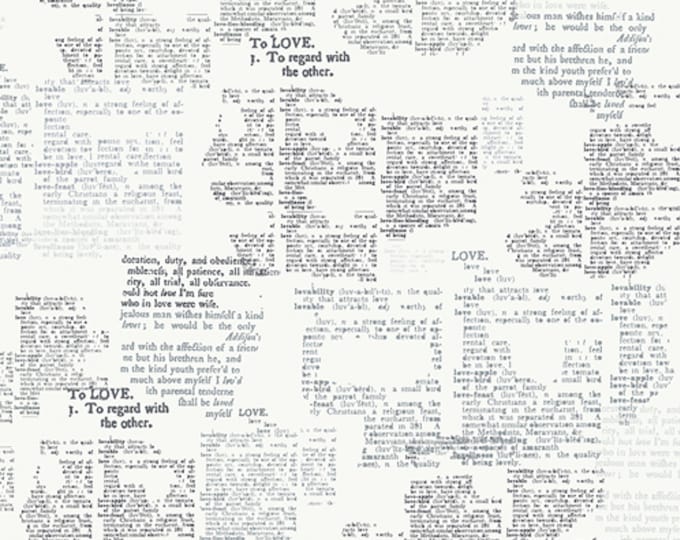 AGF Capsules Letters Love Meaning Fabric // Art Gallery by the Half Yard